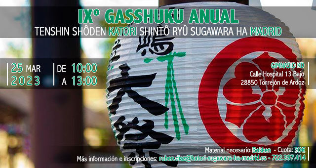 IXº Gasshuku Anual KSR Sugawara Ha Madrid